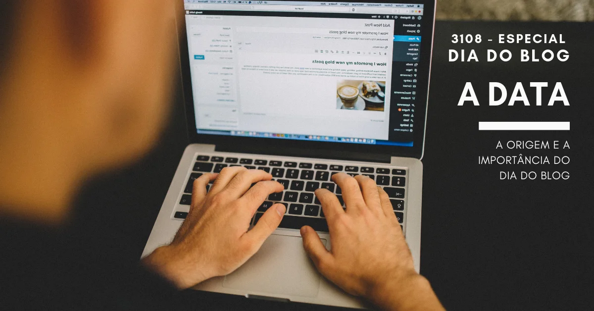 banner com a chamada para o dia do blog